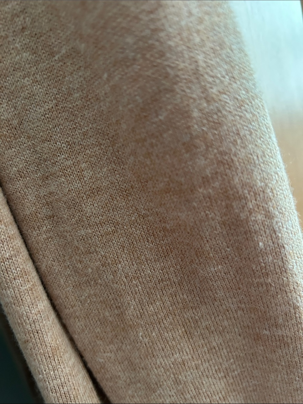 Worthington Open-Front Long Cardigan Sweater - Camel. Size L - Picture 6 of 6